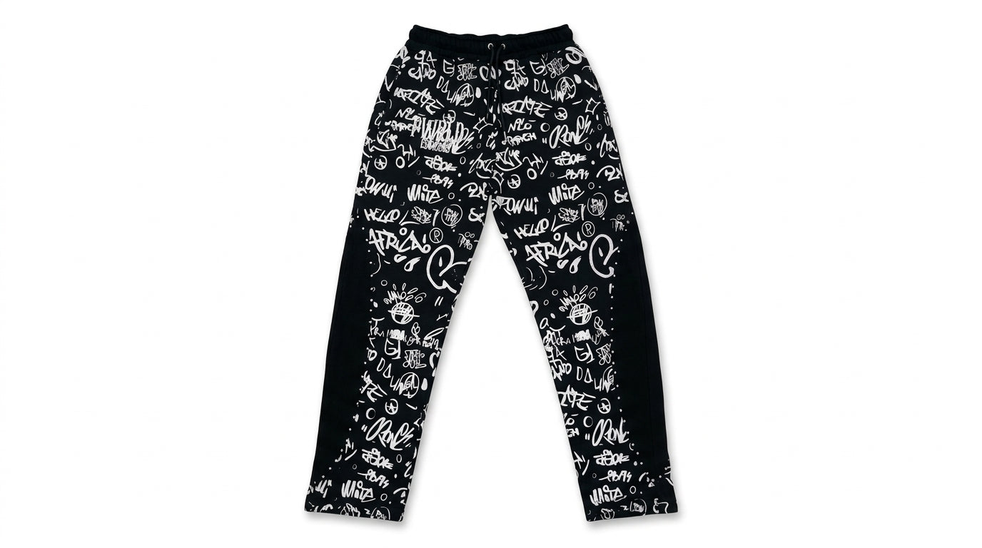 PWRLD Black Cloud Sweats